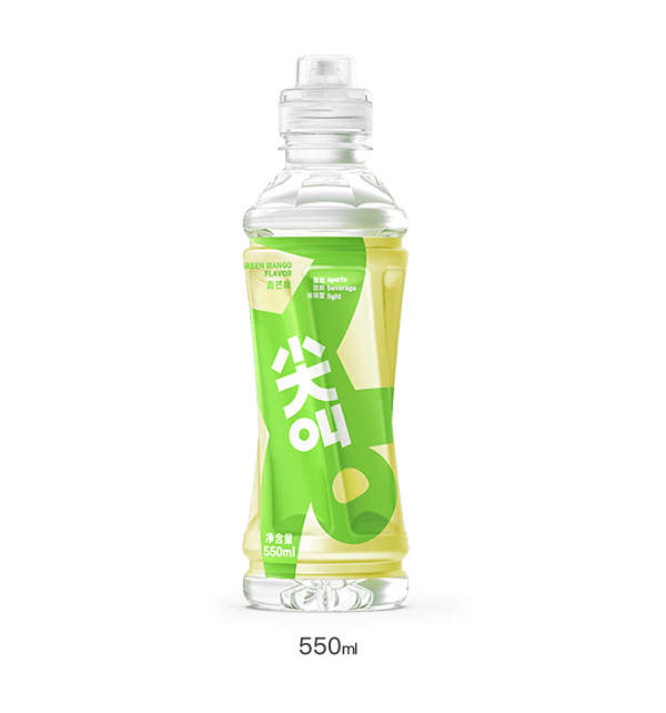 尖叫運動飲料 休閑型 青芒味 550ML