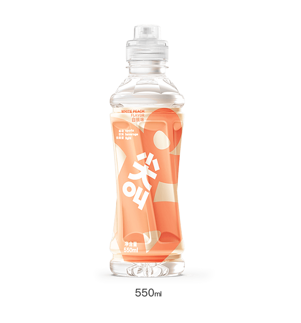 尖叫運動飲料 休閑型 白桃味 550ML